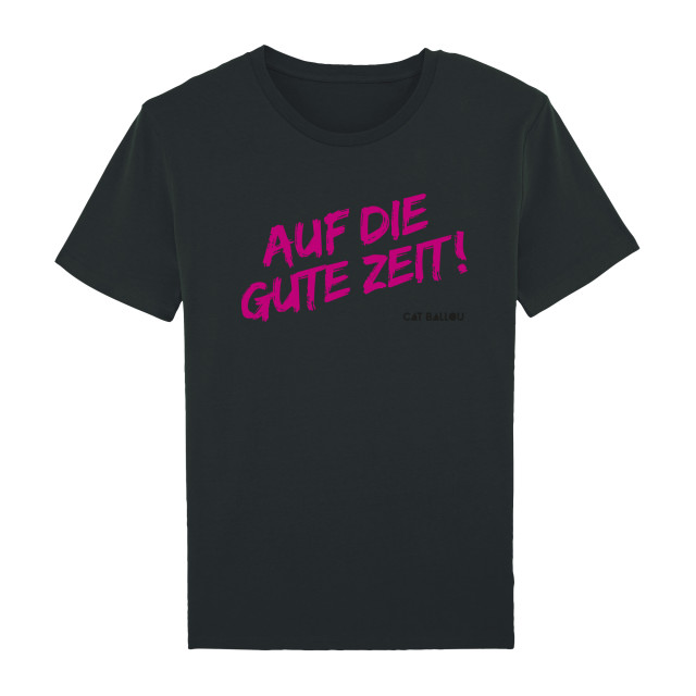 Gute Zeit Shirt Schwarz (Shop Art-No. cbS0067) | Cat Ballou